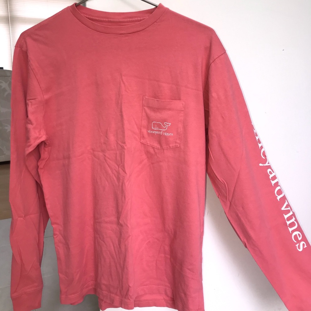 Unisex Coral Vineyard Vines Long Sleeve